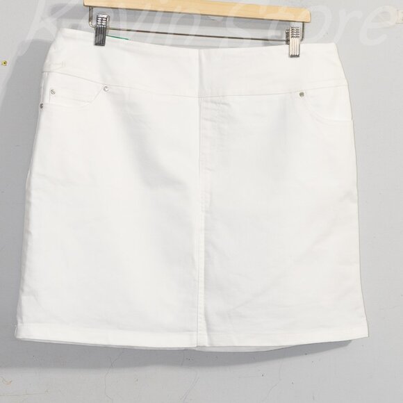 3 skorts size :L , Brand: S.C. & Co. Ladies' Denim , White, Blue , Black - Picture 2 of 14